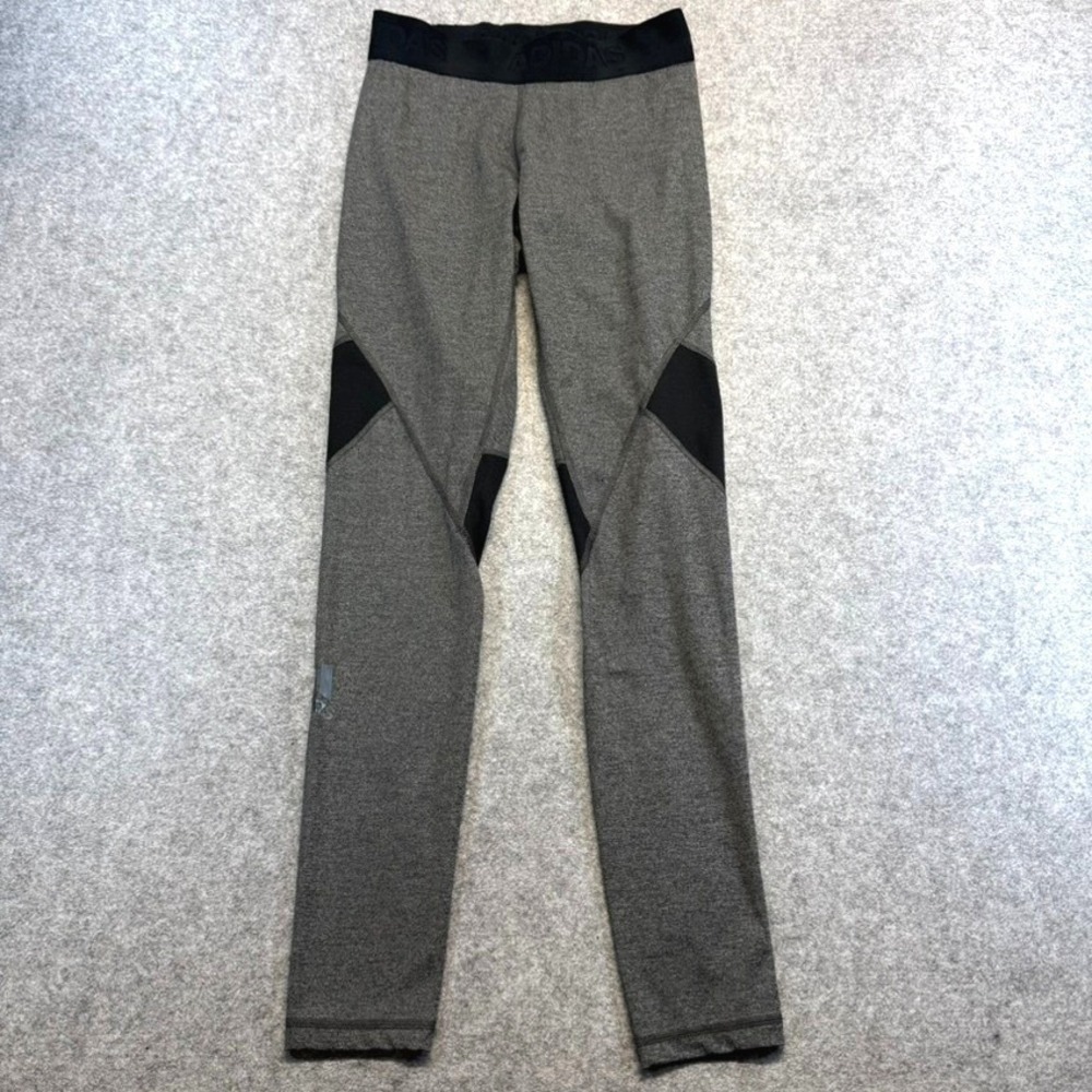Adidas Techfit Climacool Compression Leggings Grey Black Womens Small S Tights
